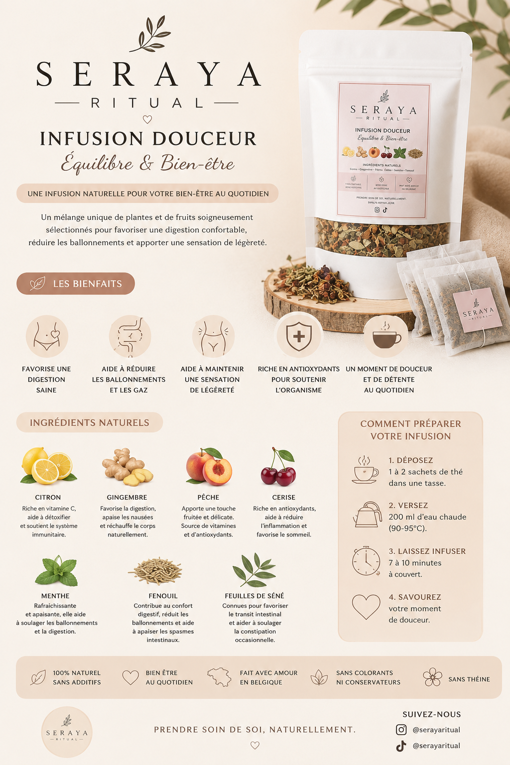 Seraya Ritual – Infusion Douceur Équilibre