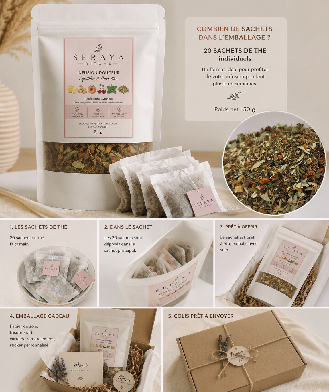 Seraya Ritual – Infusion Douceur Équilibre