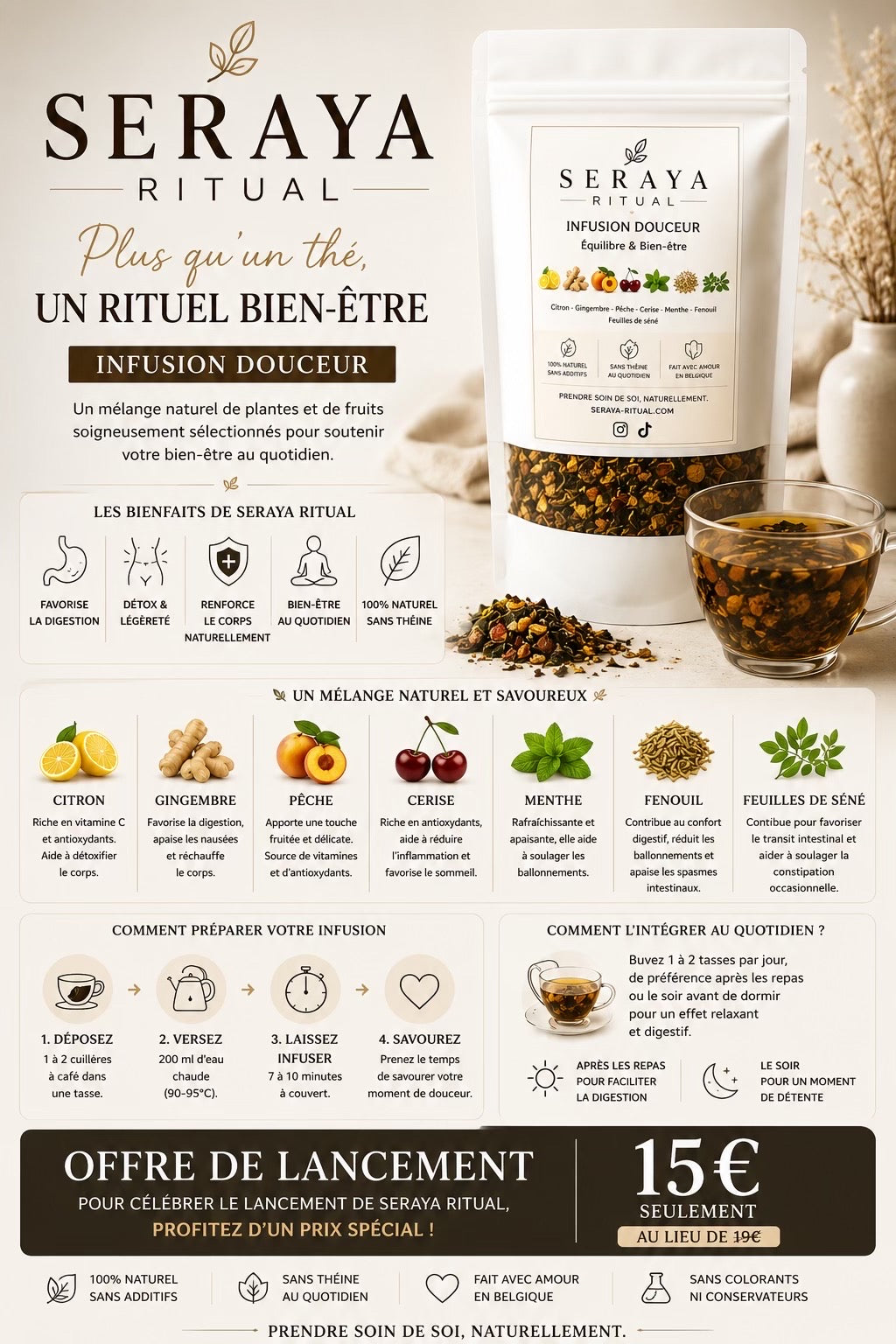 Seraya Ritual – Infusion Douceur Équilibre